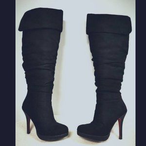 (Over) Knee High Suede Boots